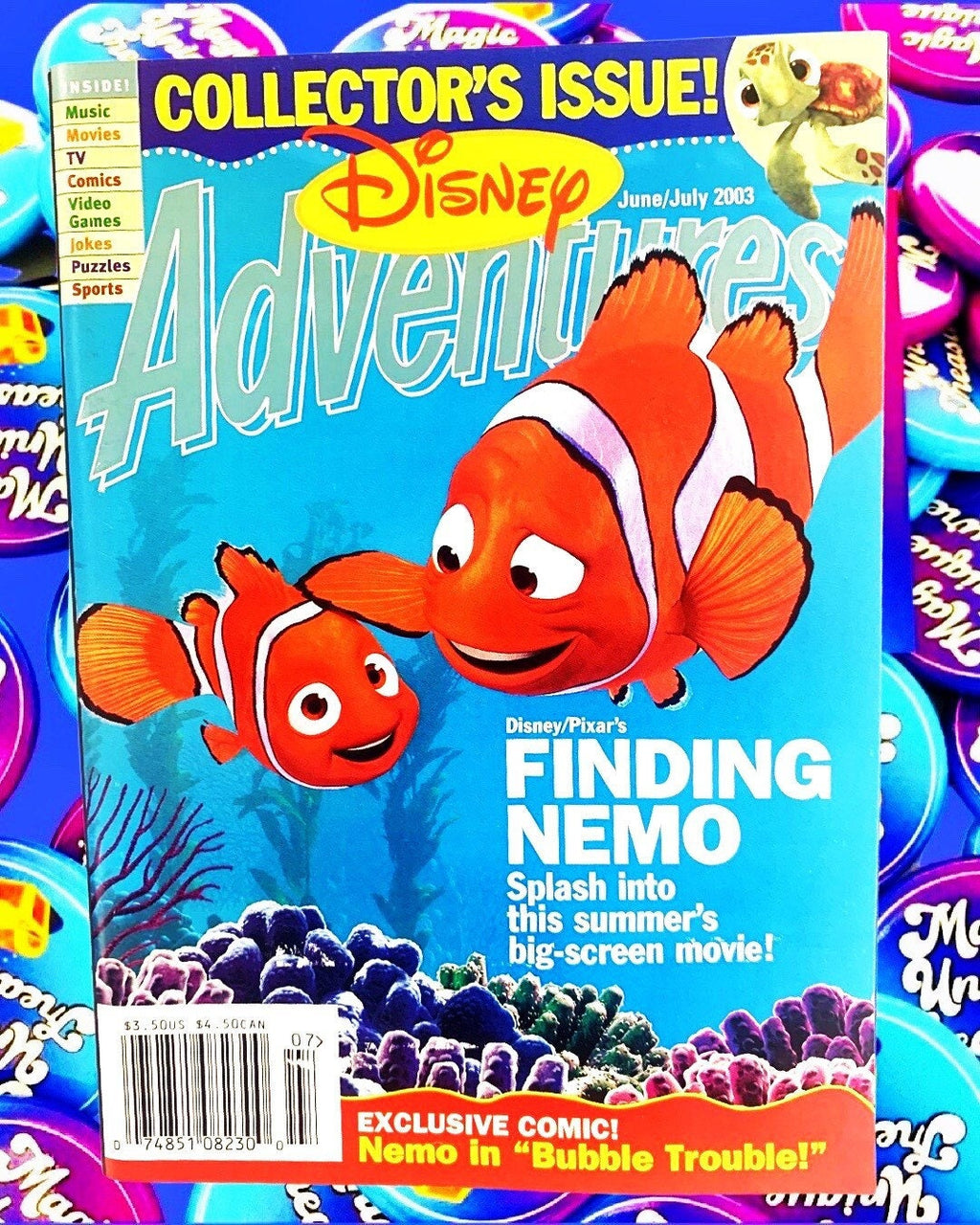 Finding Nemo 2003 Disney Adventures Magazine