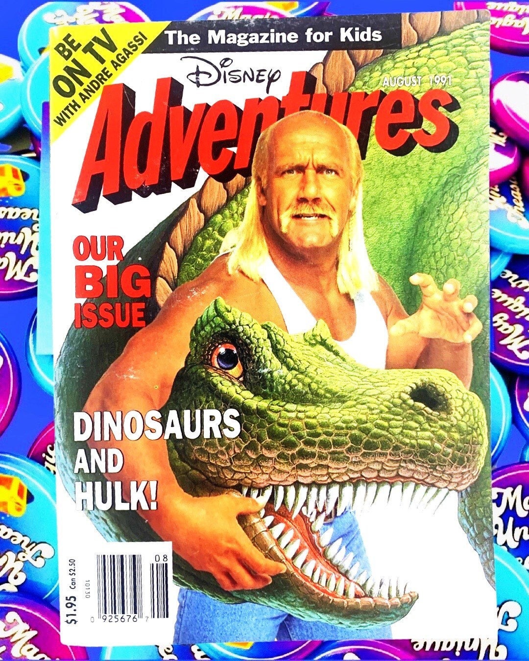 Hulk Hogan 1991 Disney Adventures Magazine