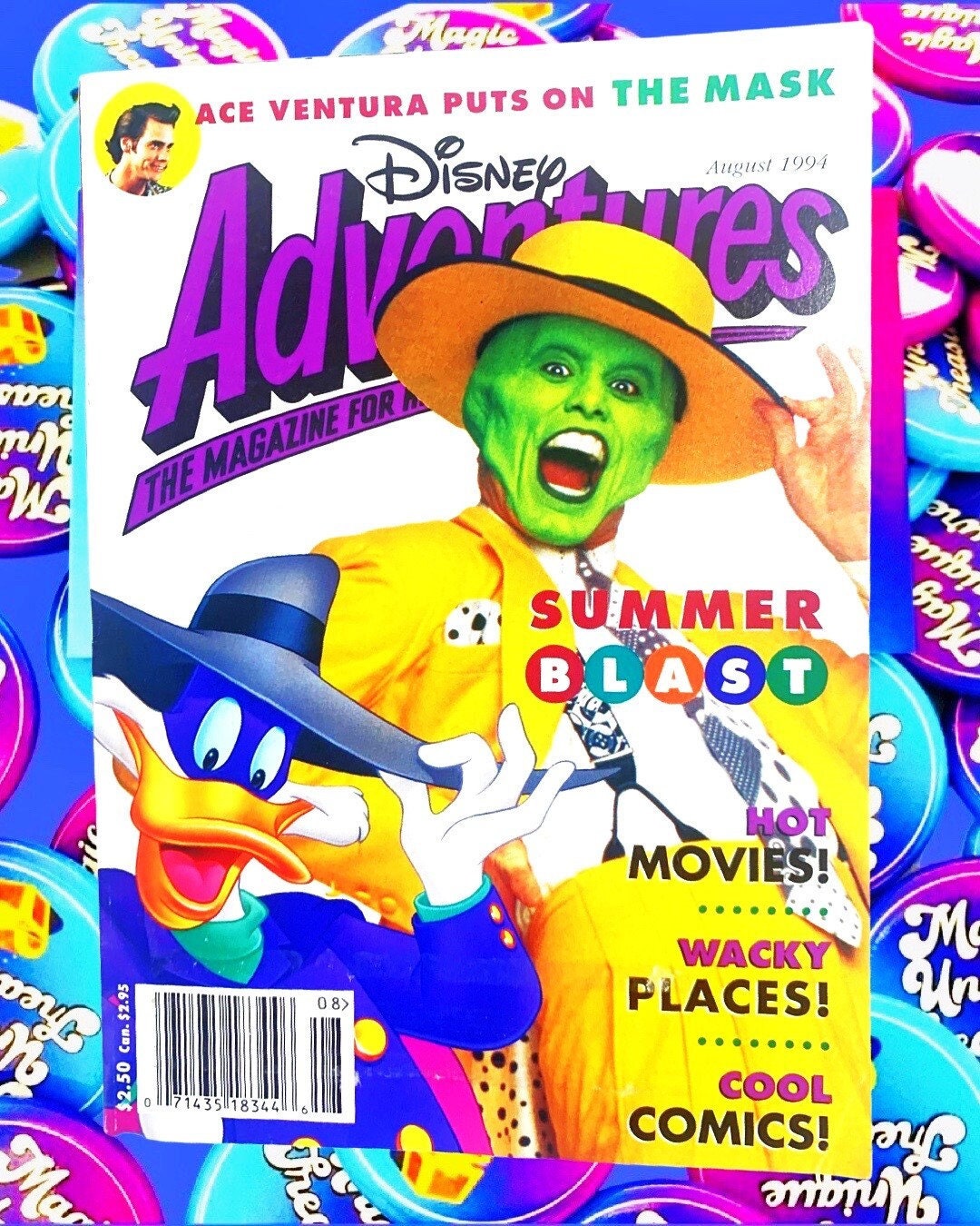 The Mask August 1994 Disney Adventures Magazine