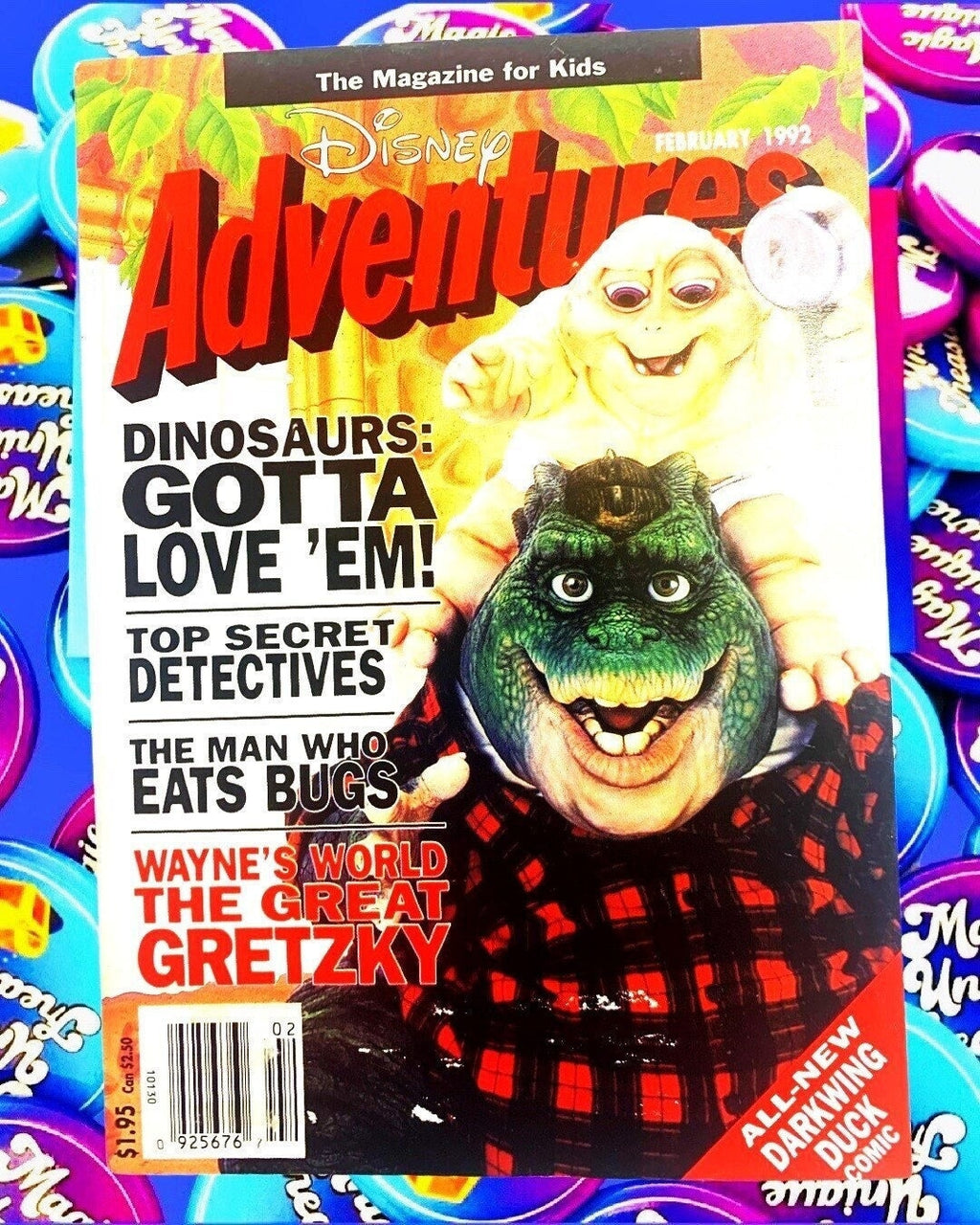Dinosaurs TV Show February 1992 Disney Adventures Magazine
