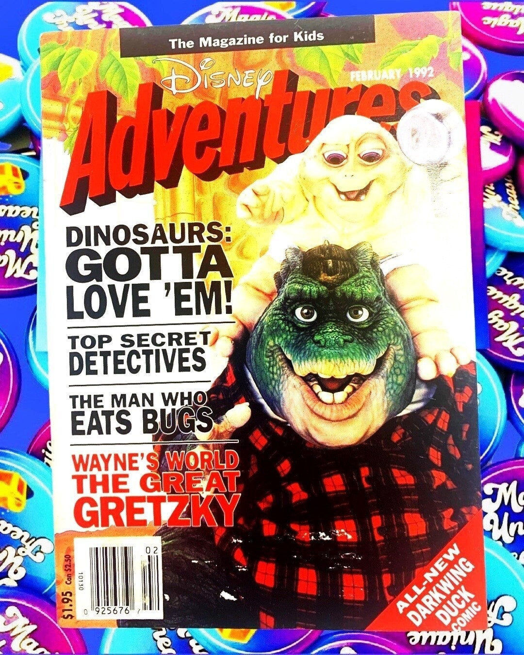 Dinosaurs TV Show February 1992 Disney Adventures Magazine