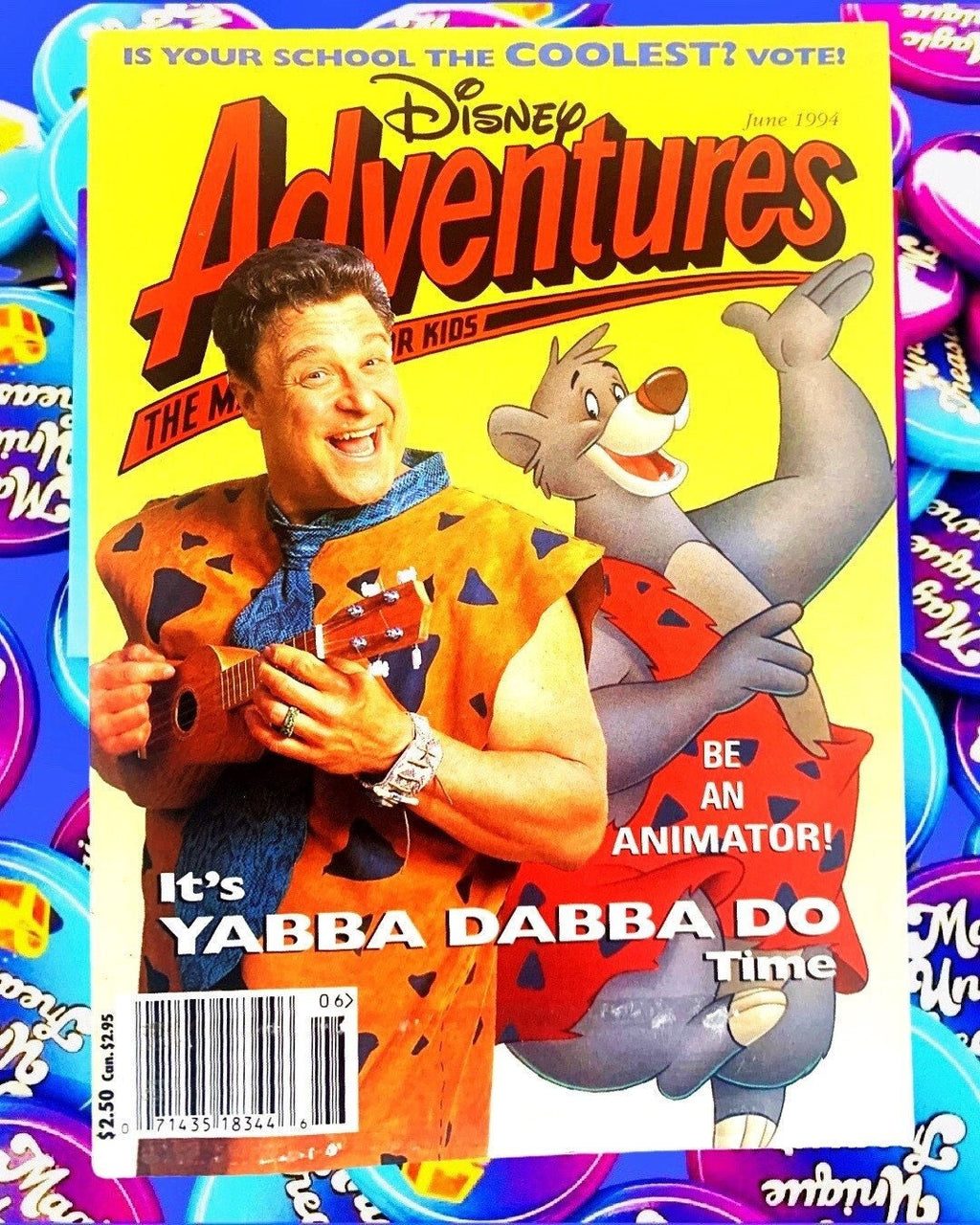Flintstones 1994 Disney Adventures Magazine