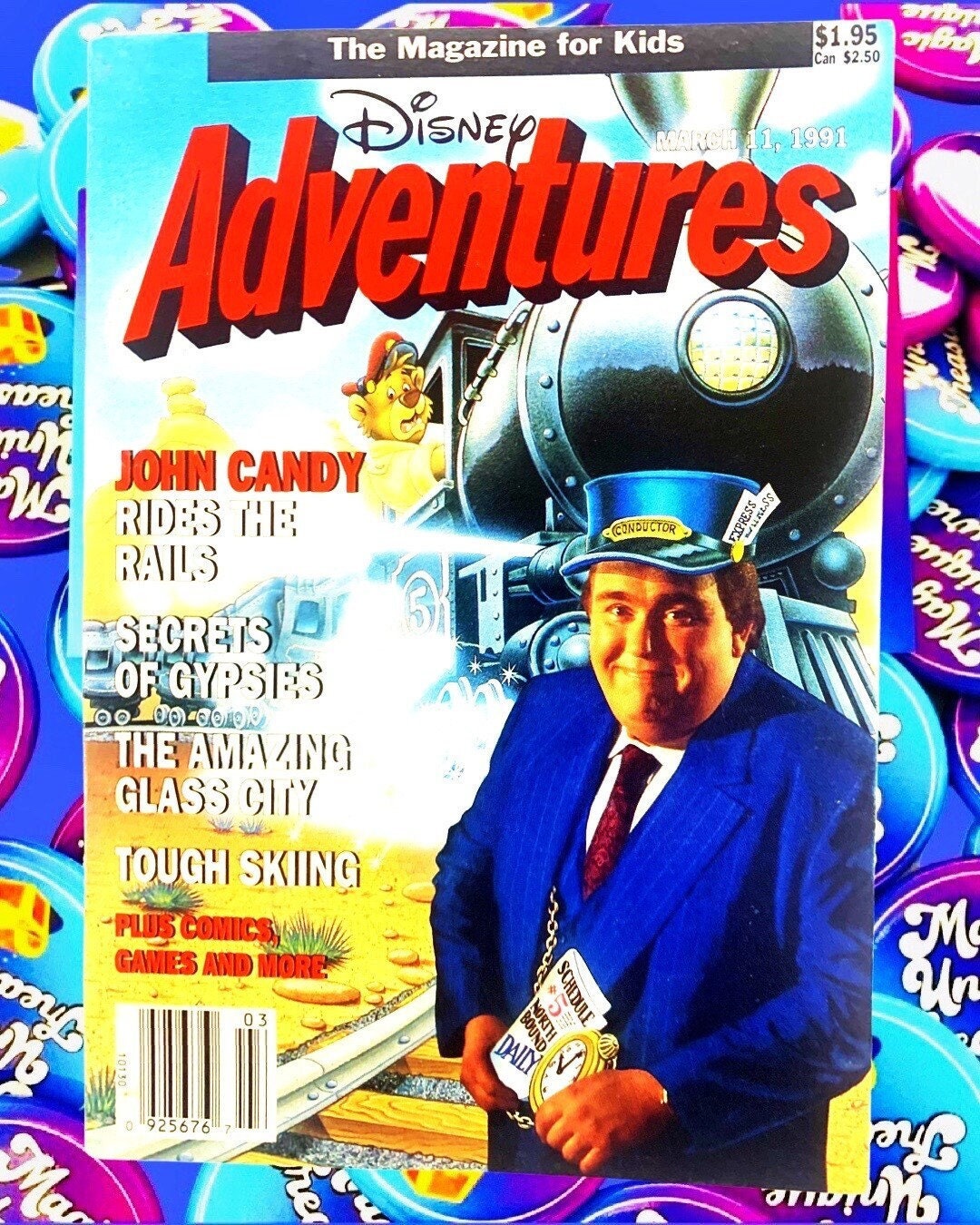 John Candy 1991 Disney Adventures Magazine