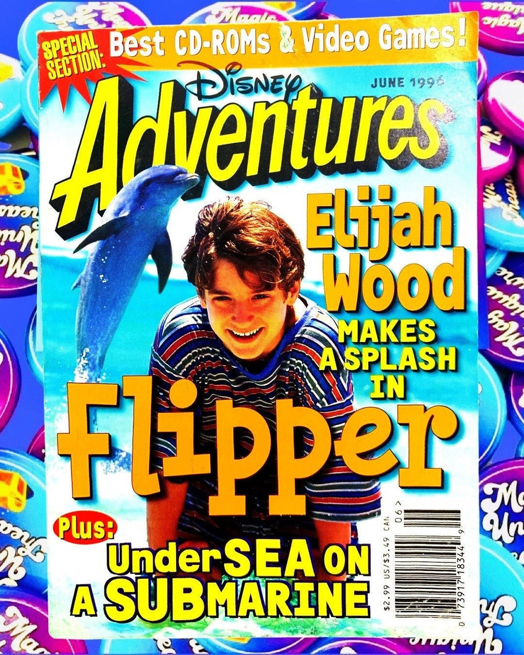 Flipper 1996 Disney Adventures Magazine