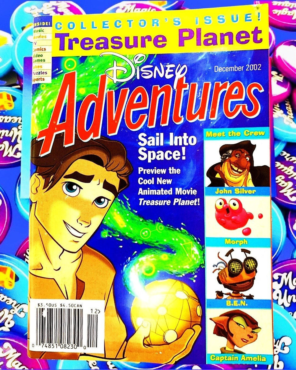 Treasure Planet 2002 Disney Adventures Magazine