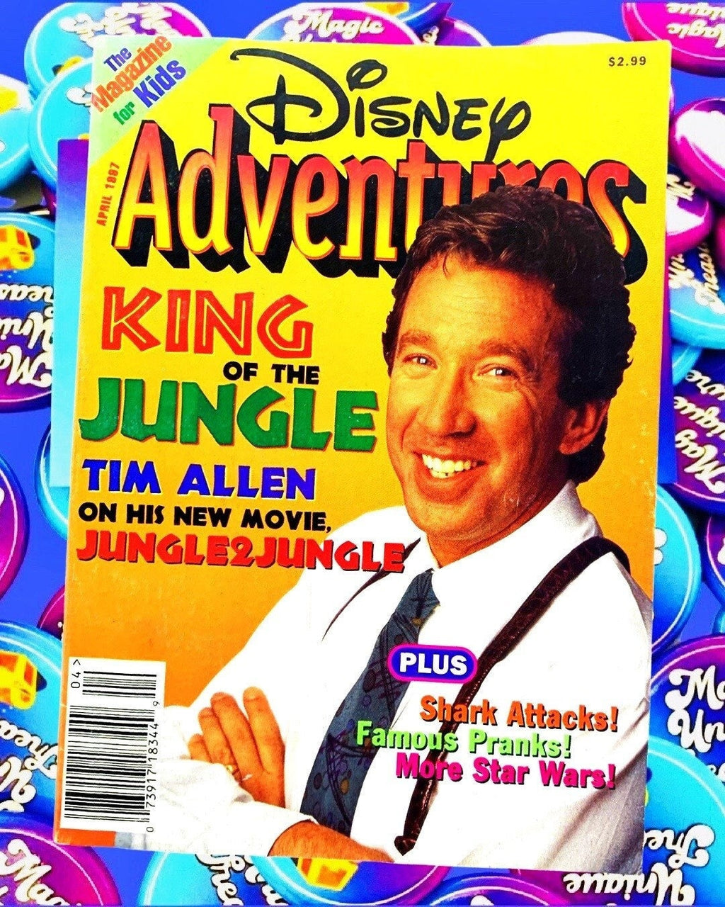 Tim Allen 1997 Disney Adventures Magazine, Jungle2Jungle, King of the Jungle