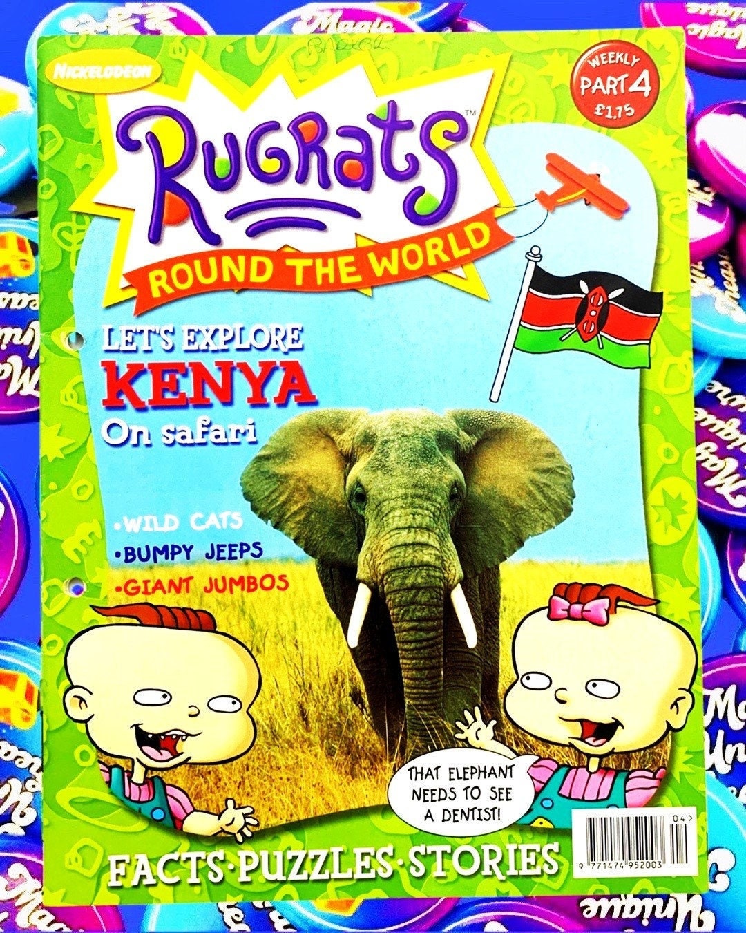 Rugrats Kenya Magazine, Nickelodeon 2002 Issue