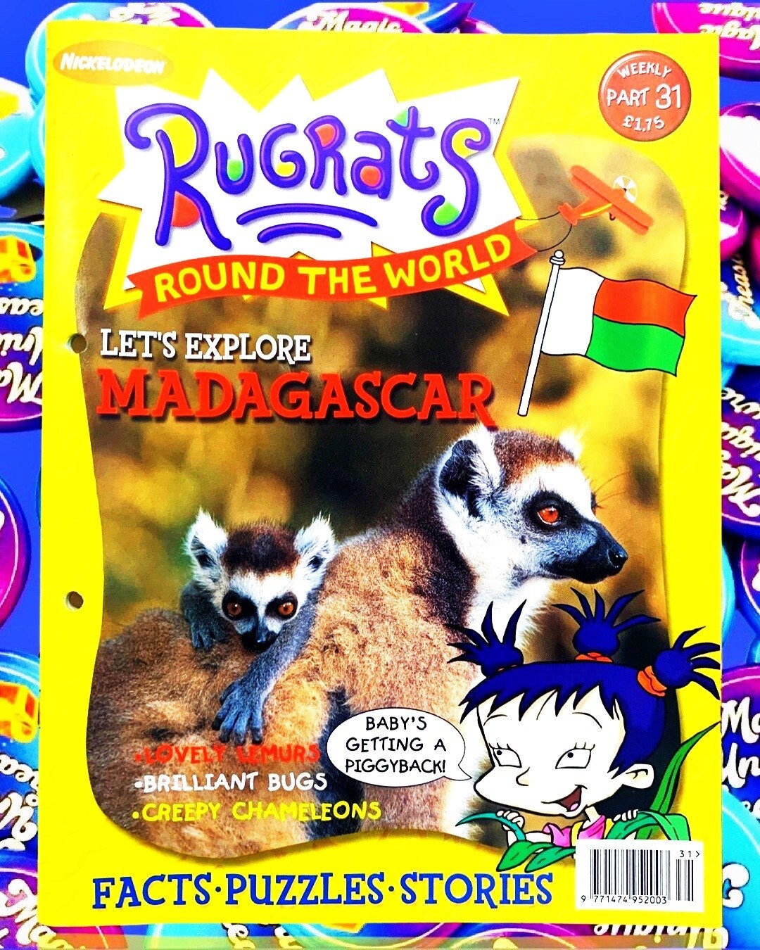 Rugrats Madagascar Magazine, Nickelodeon 2002 Issue