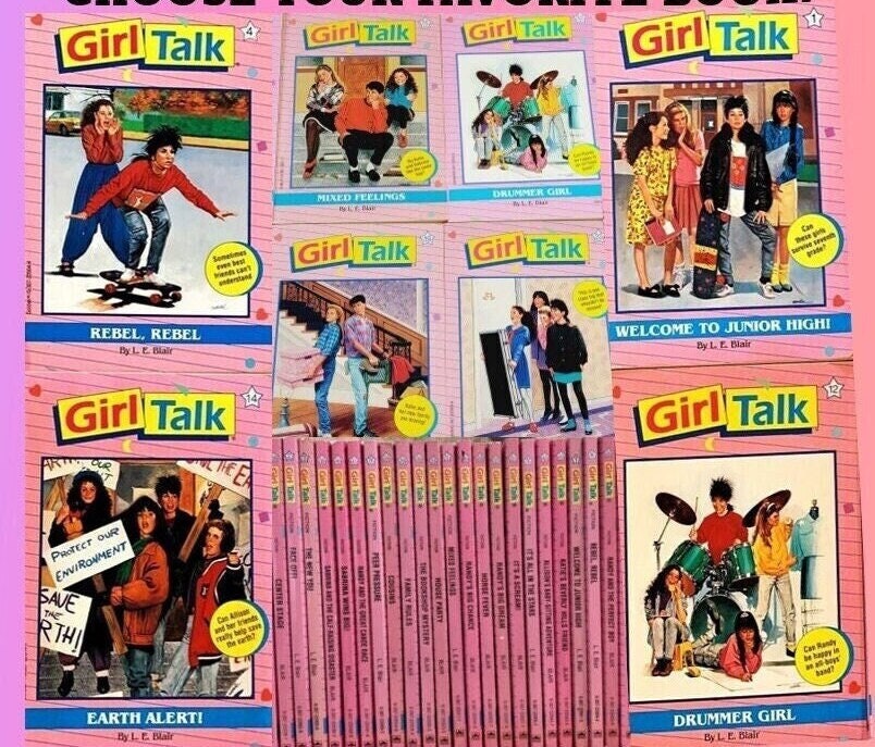 Girl Talk Books - Choose a Book by L.E. Blair