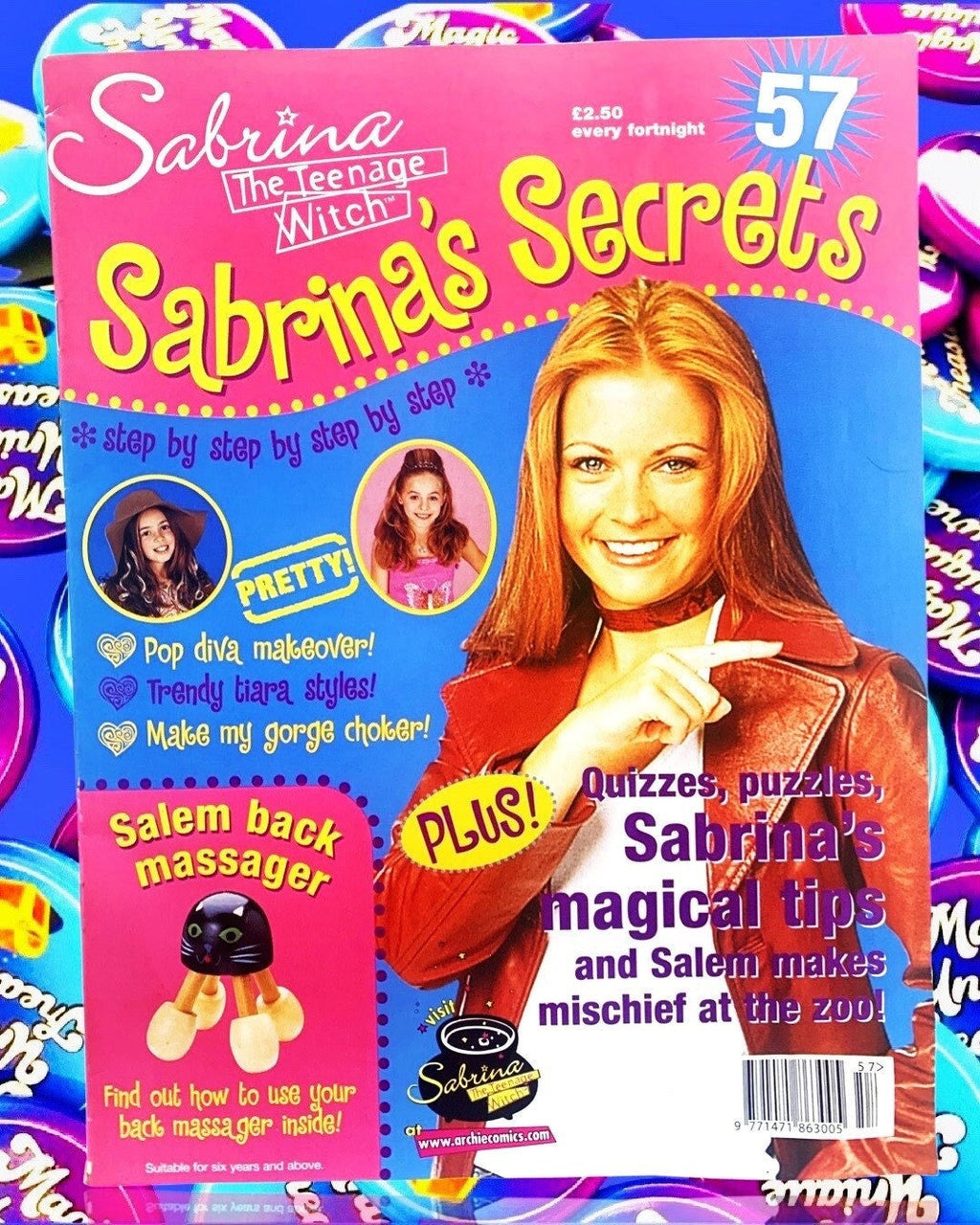 Sabrina Magazine, Issue 57, Sabrina Secrets, Sabrina the Teenage Witch TV Show, Nickleodeon, TGIF