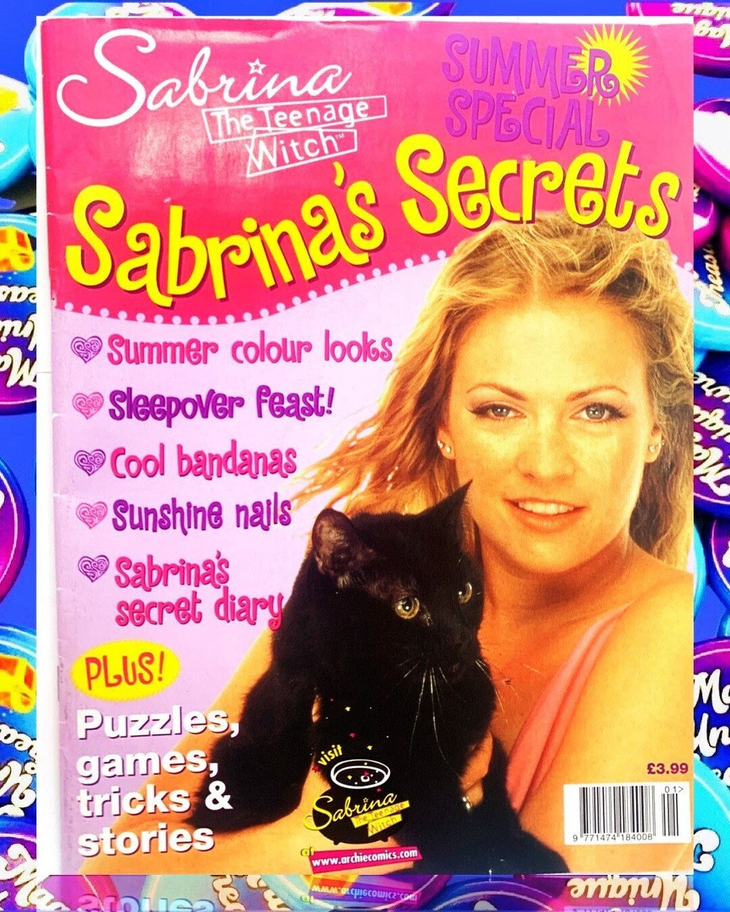 Sabrina 2002 Magazine, Summer Special, Sabrina Secrets, Sabrina the Teenage Witch TV Show, Nickleodeon, TGIF