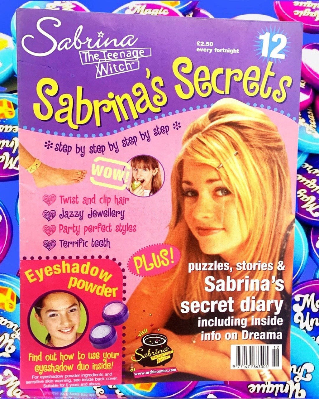 Sabrina Magazine, Issue 12, Sabrina Secrets, Sabrina the Teenage Witch TV Show, Nickleodeon, TGIF