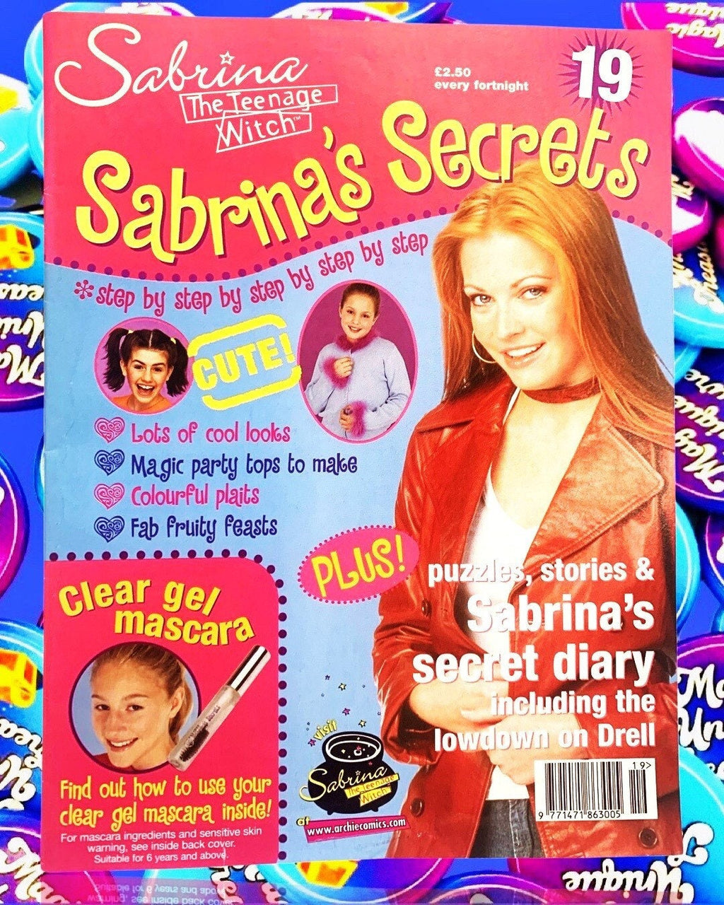 Sabrina Magazine, Issue 19, Sabrina Secrets, Sabrina the Teenage Witch TV Show, Nickleodeon, TGIF