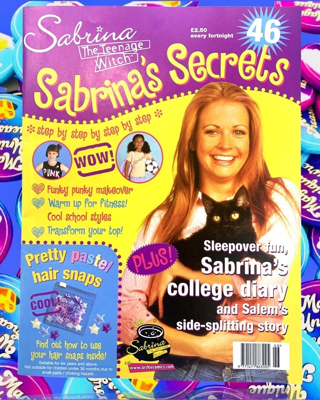 Sabrina Magazine, Issue 46, Sabrina Secrets, Sabrina the Teenage Witch TV Show, Nickleodeon, TGIF