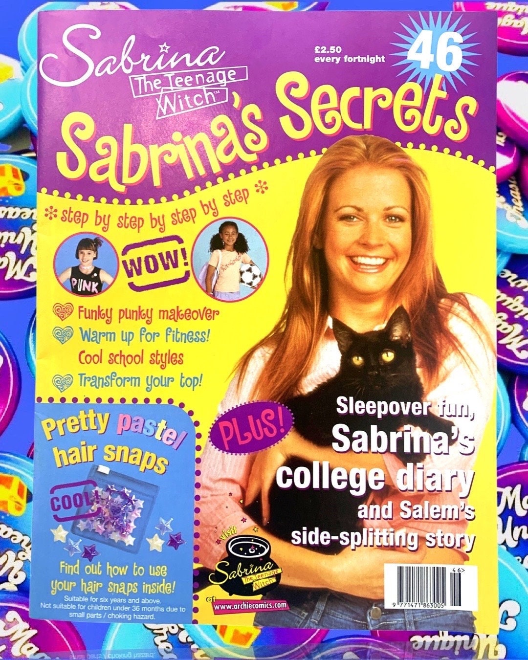 Sabrina Magazine, Issue 46, Sabrina Secrets, Sabrina the Teenage Witch TV Show, Nickleodeon, TGIF