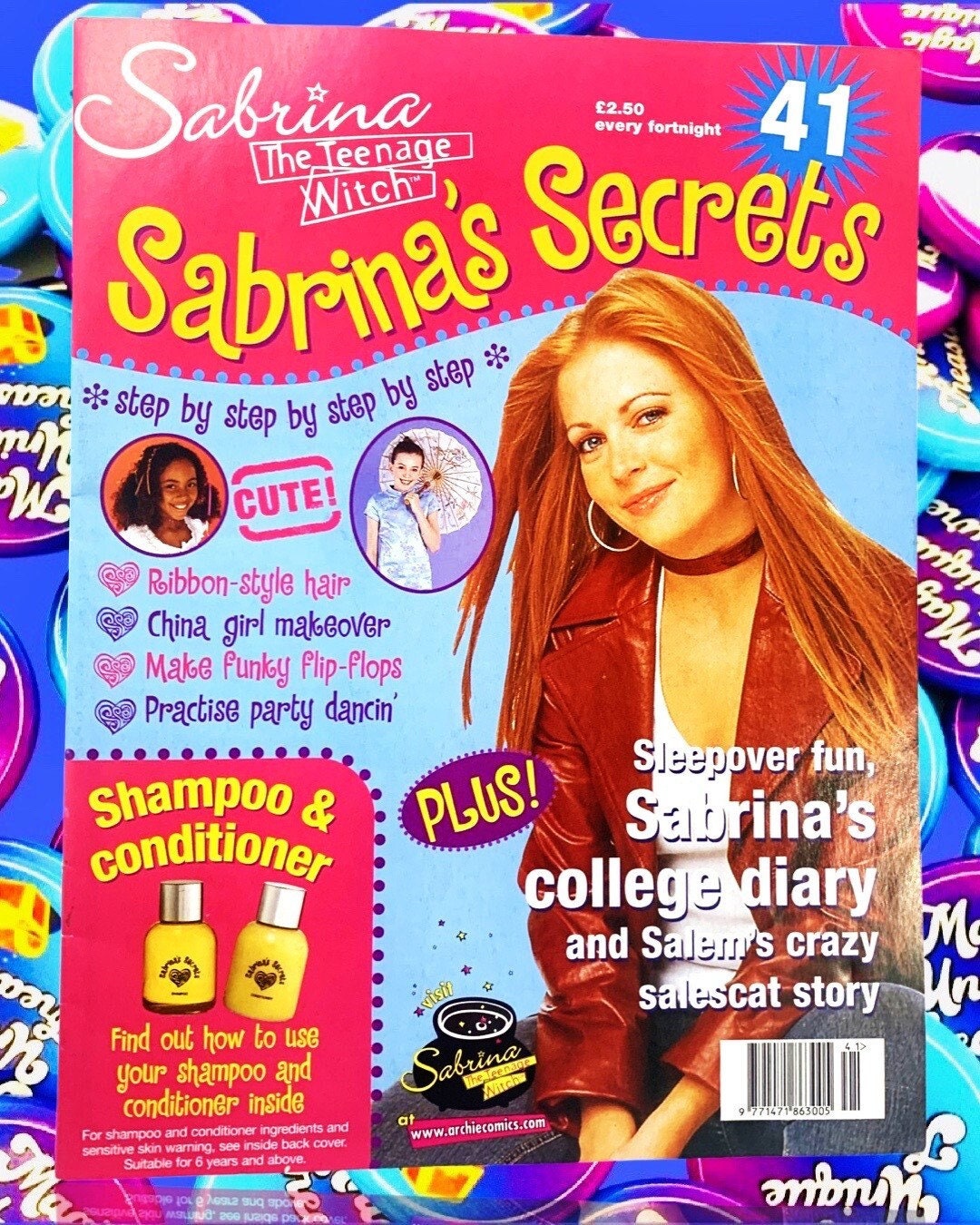 Sabrina 2002 Magazine, Issue 41, Sabrina Secrets, Sabrina the Teenage Witch TV Show, Nickleodeon, TGIF