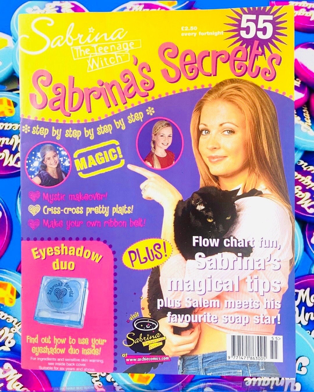 Sabrina Magazine, Issue 55, Sabrina Secrets, Sabrina the Teenage Witch TV Show, Nickleodeon, TGIF, 2002 magazine