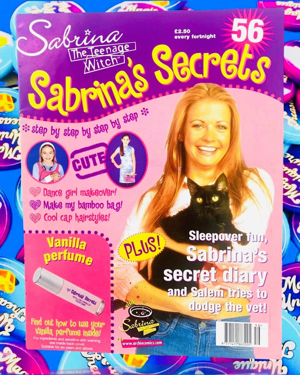 Sabrina Magazine, Issue 56, Sabrina Secrets, Sabrina the Teenage Witch TV Show, Nickleodeon, TGIF, 2002 Magazine