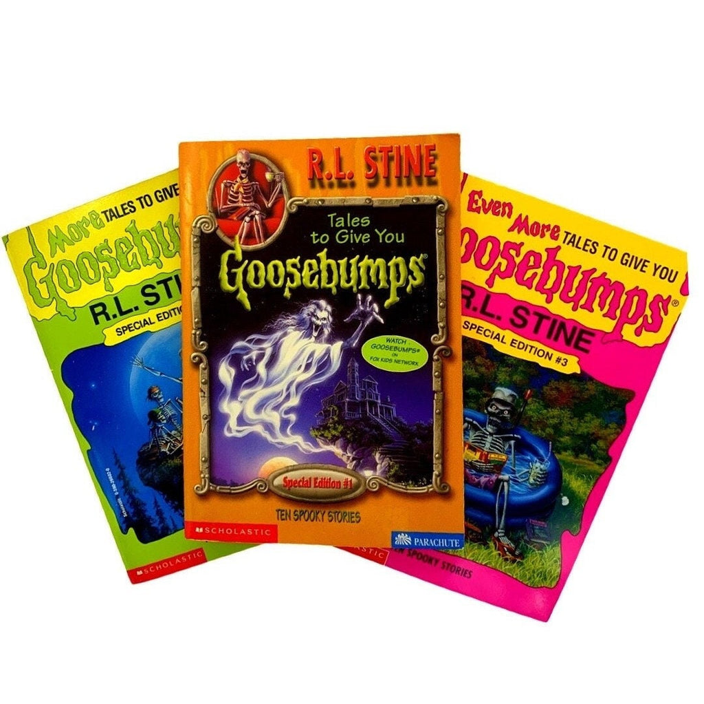 TALES to Give You GOOSEBUMPS Paperbacks You Choose the Scare! R.L Stine's Retro Books, Kids Horror, Throwback, 90s