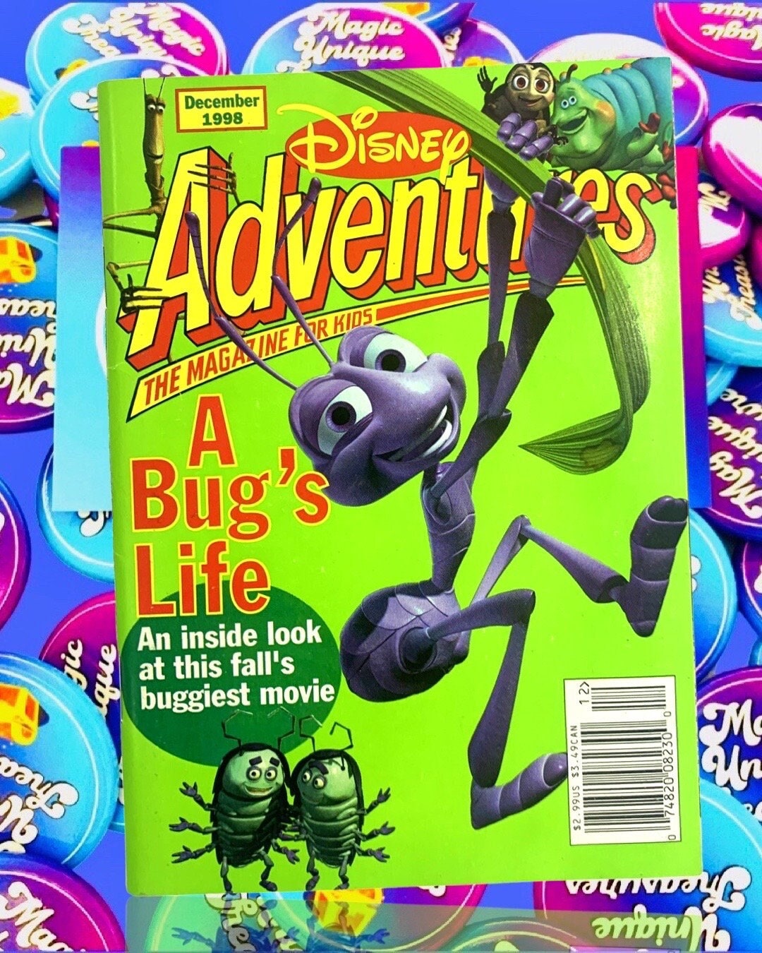 A Bug's Life 1998 Disney Adventures Magazine