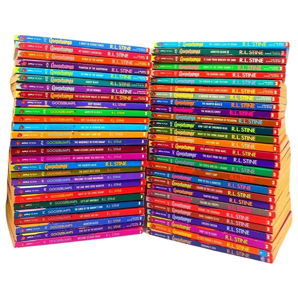 GOOSEBUMPS Apple Paperbacks, You Choose the Scare! R.L Stine's Retro Books, Kids Horror, Throwback, 90s