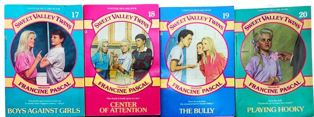 SWEET VALLEY #1-20 TWINS (Build a Matching Book Set) Choose a Title by Francine Pascal 80s Young Adult Novels Fiction, 1988 Editions