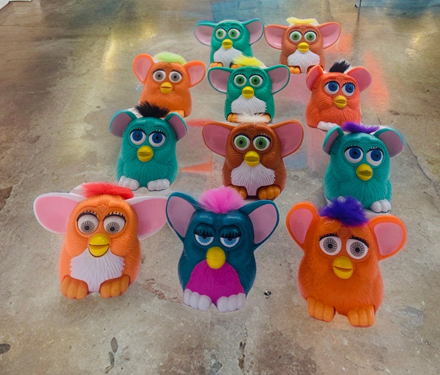 Furby Gift Figure, 90s Vintage, Choose Your Own Furby Color and Hair