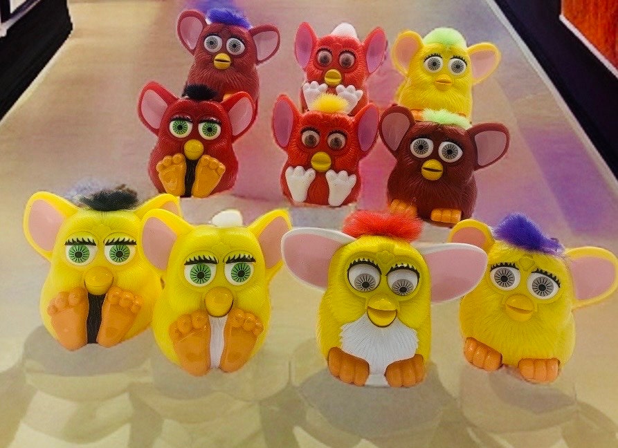 Furby Gift Figure, 90s Vintage, Choose Your Own Furby Color and Hair