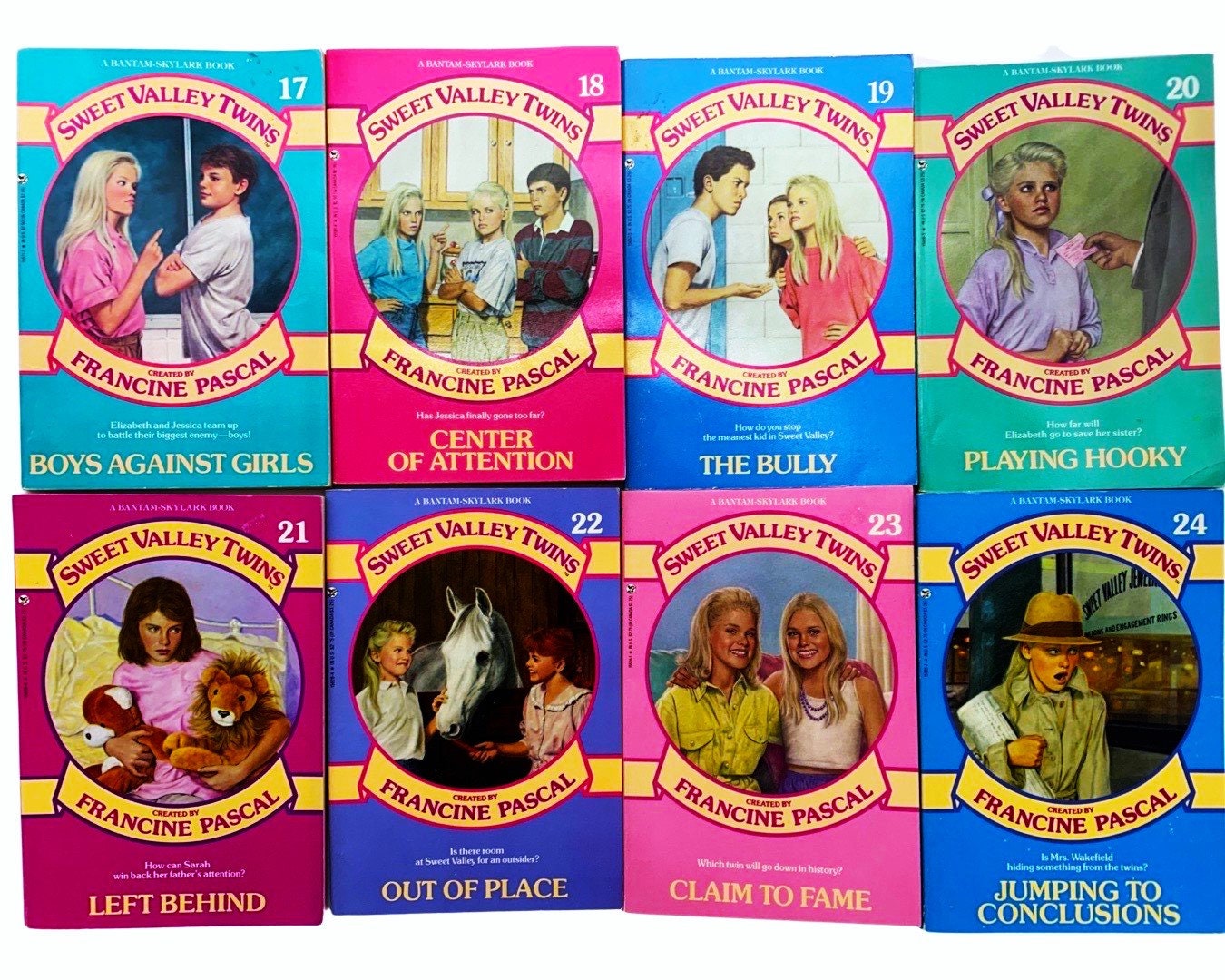 SWEET VALLEY #21 to 48 TWINS edition, Choose a Title by Francine Pascal 80s Young Adult Fiction, 1988 Editions, Build your own Book Lot