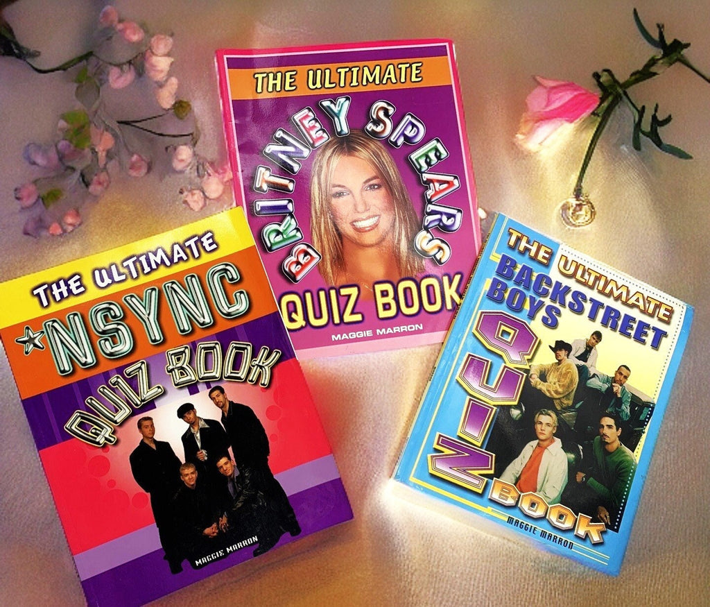 Pop Music Trivia Books - Choose One, Britney, NSYNC, Backstreet Boys