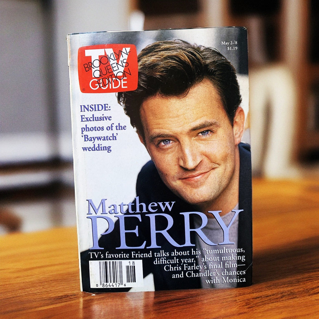 TV Guide 1998 Preowned, Matthew Perry, Friends, 90s TV Nostalgia