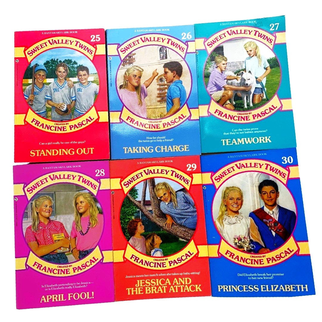SWEET VALLEY #21 to 48 TWINS edition, Choose a Title by Francine Pascal 80s Young Adult Fiction, 1988 Editions, Build your own Book Lot