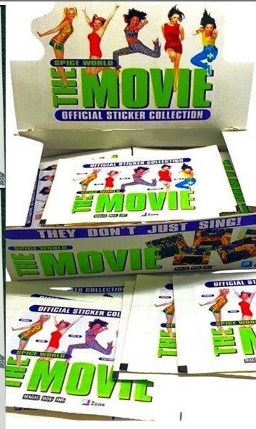 Spice Girls #71 to 140 Movie Stickers - Choose a Sticker