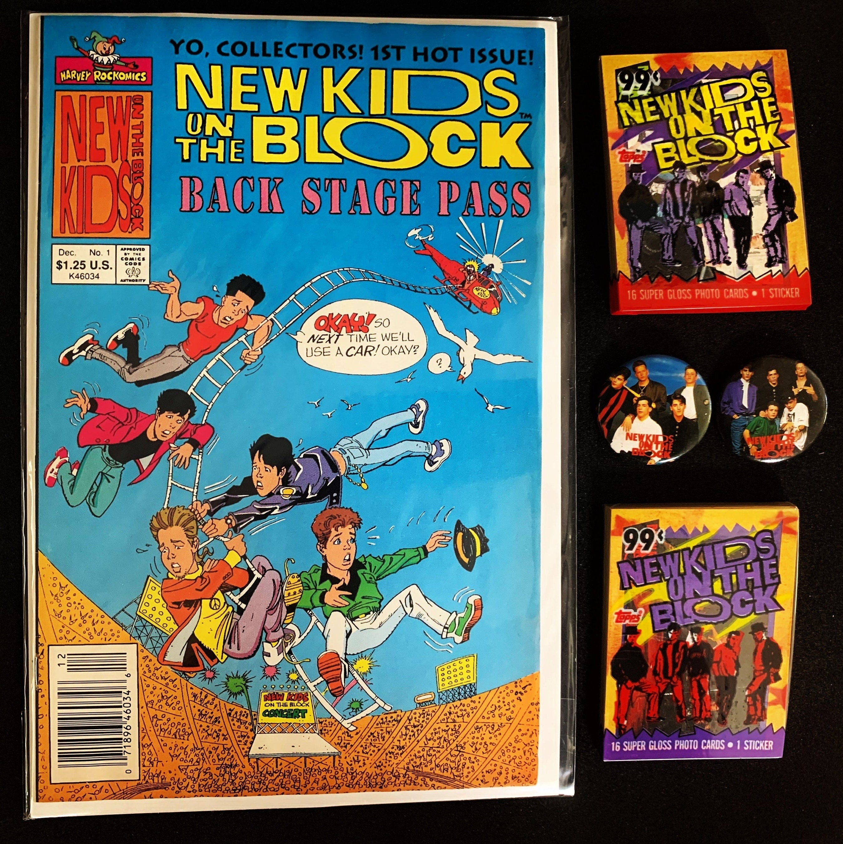 NKOTB (Nostalgia Gift Set) Comic Book Sealed 1991 Issue