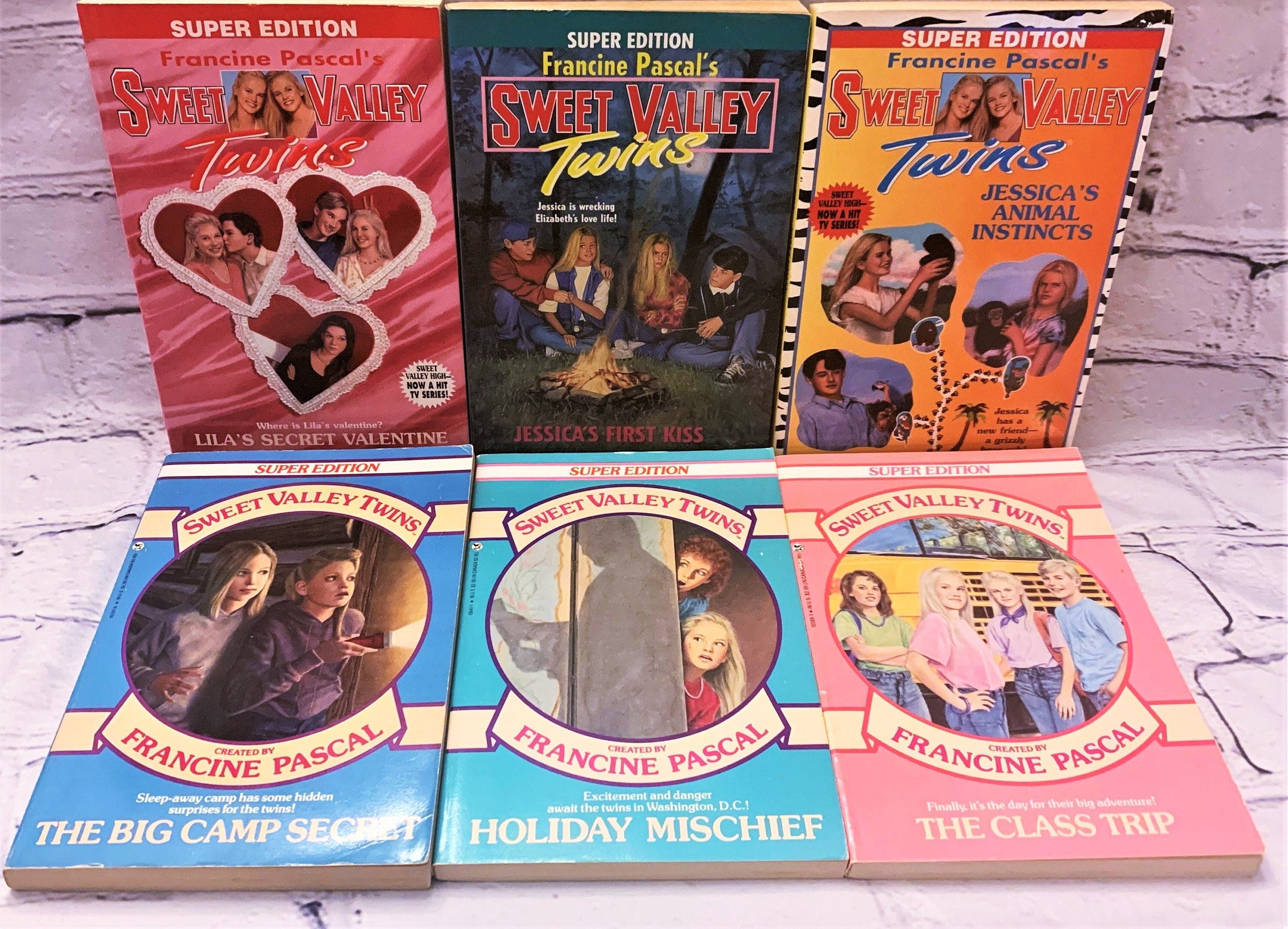 SWEET VALLEY TWINS Super Editions (Build a Matching Book Set) Choose Book by Francine Pascal 80s 90s Young Adult Novels Fiction