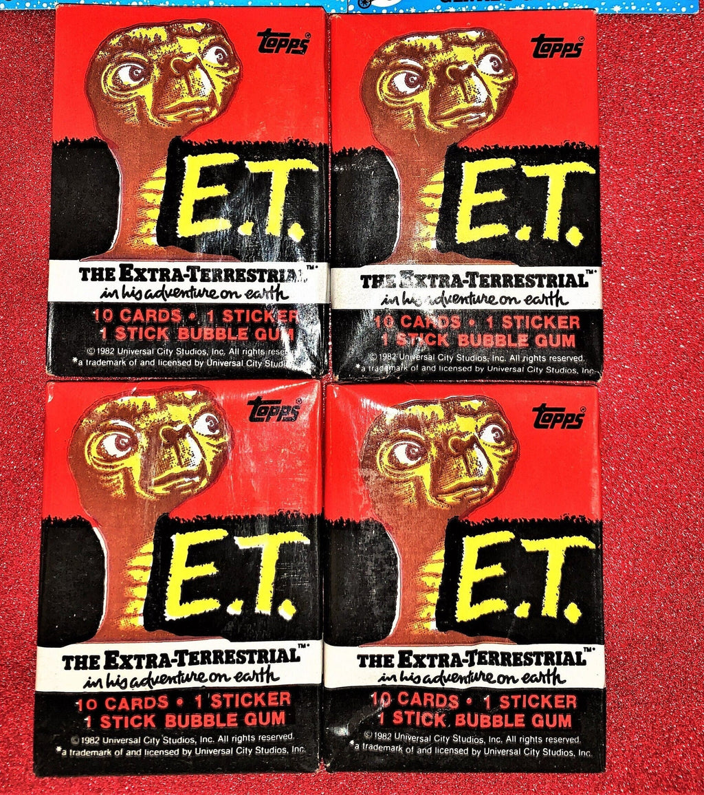 E.T. ONE Sealed Trading Card Pack, (1982)