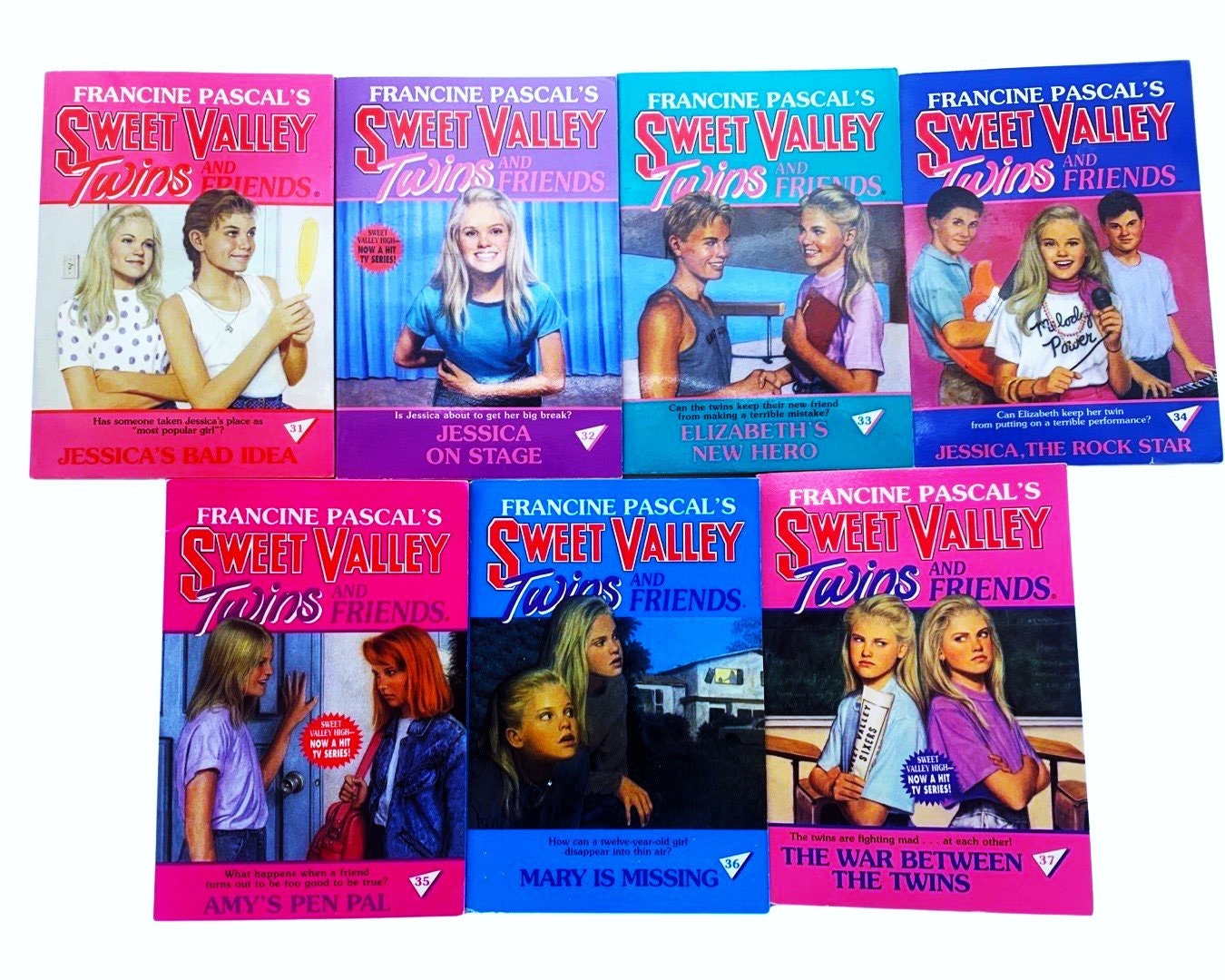 SWEET VALLEY #1-49 TWINS & Friends 1998 editions, Choose a Title by Francine Pascal, Build your own Book Lot