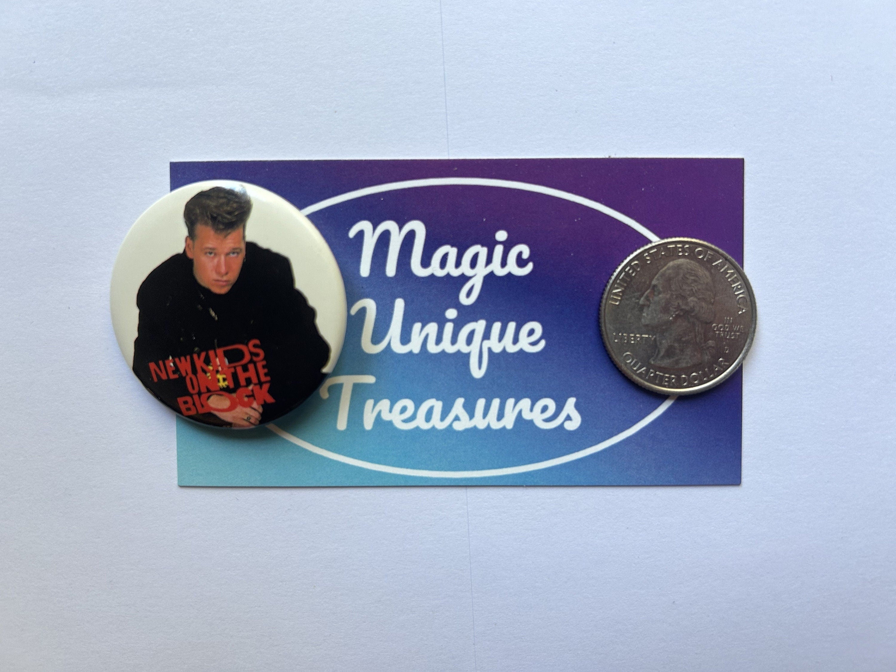 NKOTB Donnie New Kids on the Block 1.5 Inch Pin-back Button