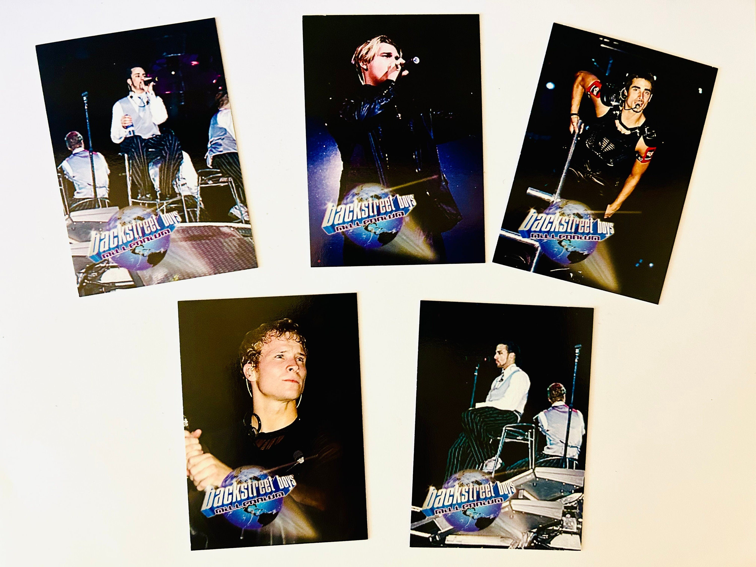 Five Backstreet Boys Single Trading Cards Backstreet Boys Card Collection (2000)