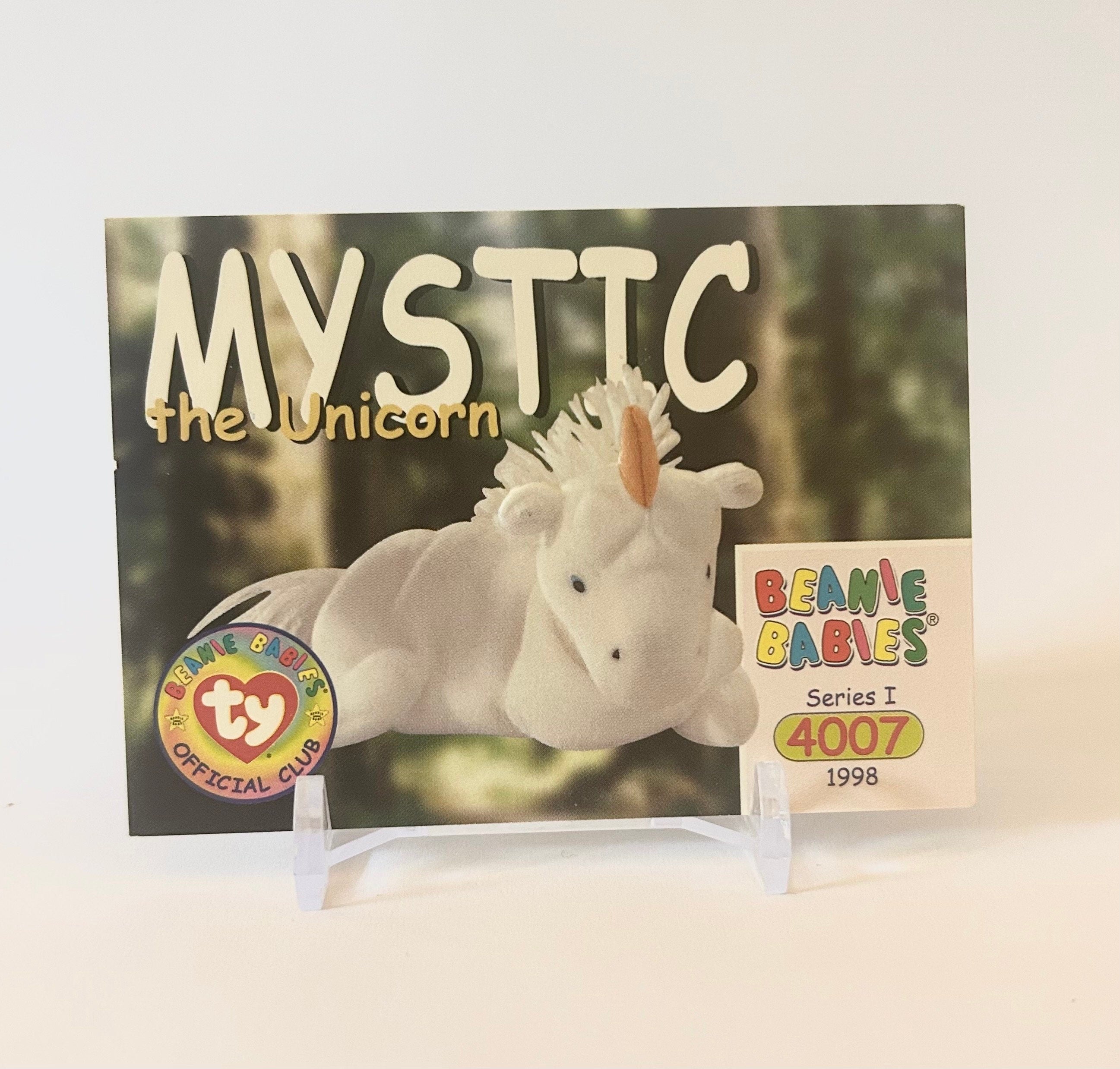 Mystic Unicorn 1998 Trading Card, Series I, Birthdate 5-21-94