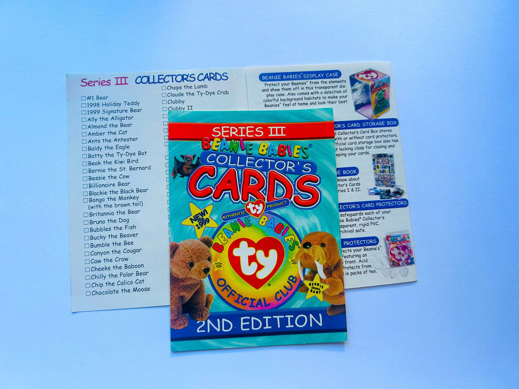 Beanie Baby Series III Checklist Trading Card