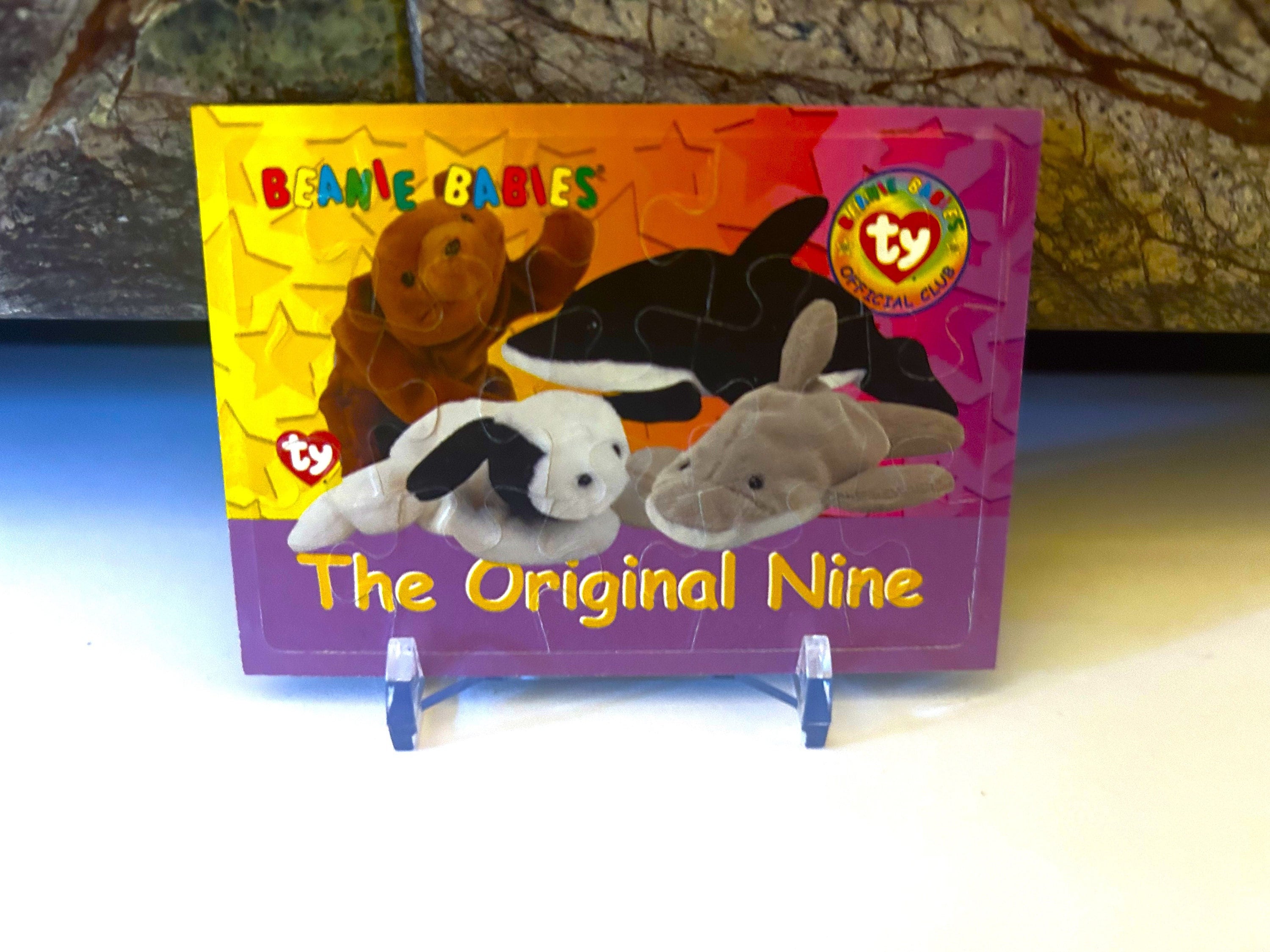 Beanie Babies Original Nine Puzzle Card, 1998 Beanie Baby Trading Card