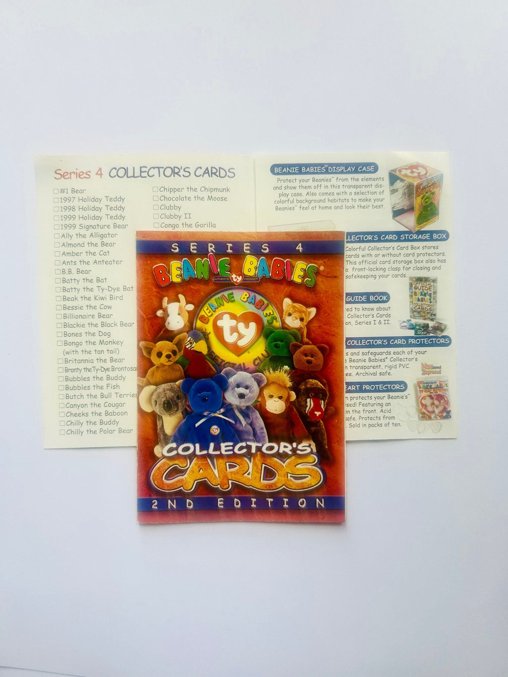 Beanie Baby Series 4 Checklist Trading Card