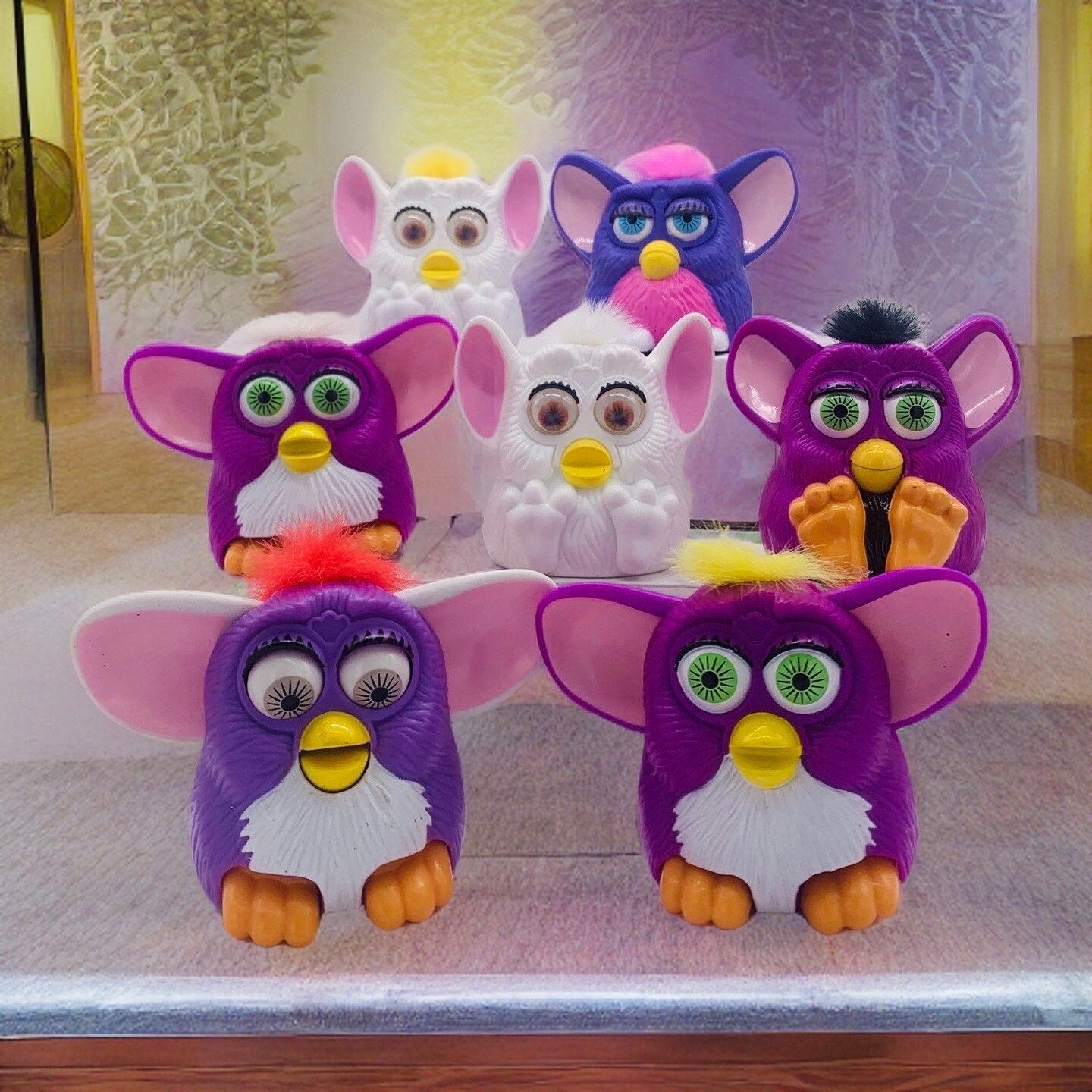 Furby Gift Figure, 90s Vintage, Choose Your Own Furby Color and Hair