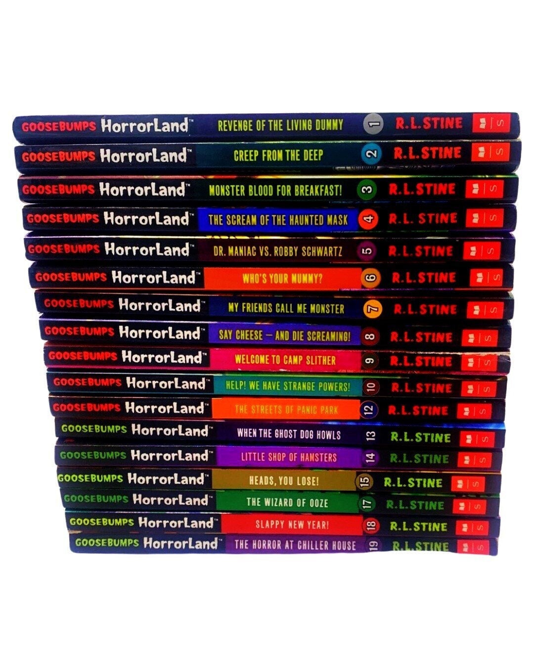 GOOSEBUMPS HorrorLand - R L Stine Kids Horror Paperbacks, Throwback Retro Halloween Reads, Childrens Novel