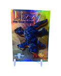 Lizzy the Blue Lizard 1999 Beanie Baby Card, Stocking Stuffers, 90s gifts