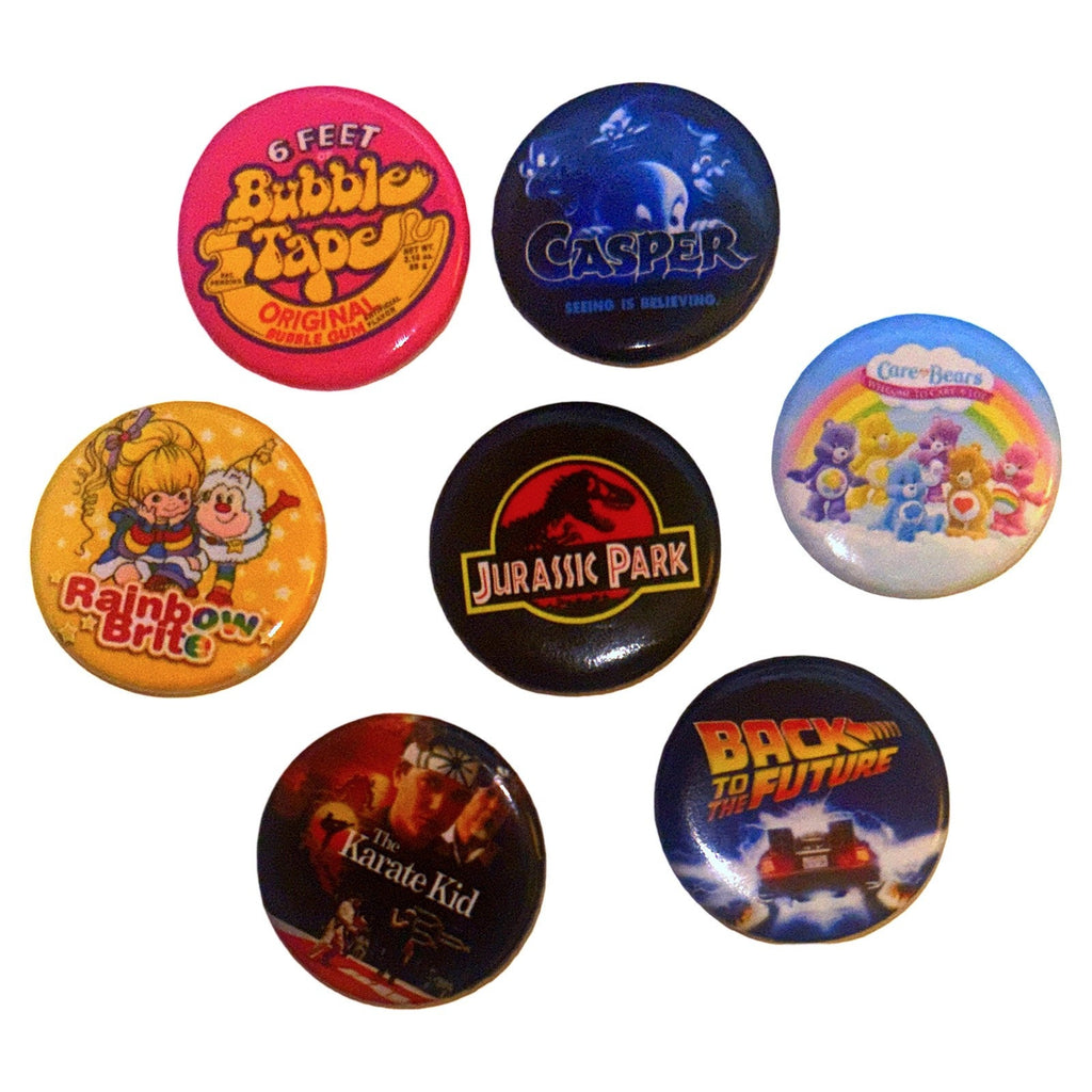 Party Favors 7 Pins (1.25 Inches)