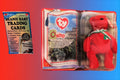 Osito Teddy Bear Beanie Baby Gift Set (2000) with Sealed Pack Trading Cards