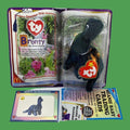 Bronty the Brontosaurus Ty Beanie Baby 2000 with Trading Card & Sealed Pack
