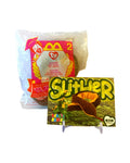 Slither the Snake Beanie Baby with Trading Card Gift Set, Stocking Stuffers, 90s kids
